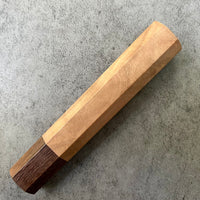 Custom Japanese Knife handle (wa handle)  for 240mm -  Oak burl and Katalox