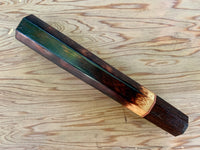 Custom Japanese Knife handle (wa handle) - burnt Osage Orange