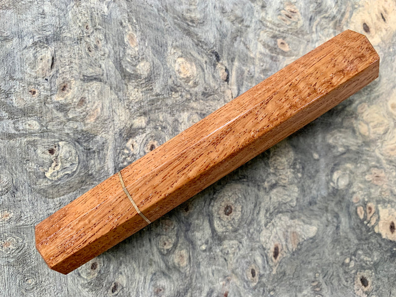 Custom Japanese Knife handle (wa handle) for 165-210 -  Afzelia Xylay