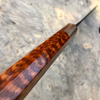 Custom Mutsumi Hinoura Iron clad W2 Gyuto 210mm - snakewood